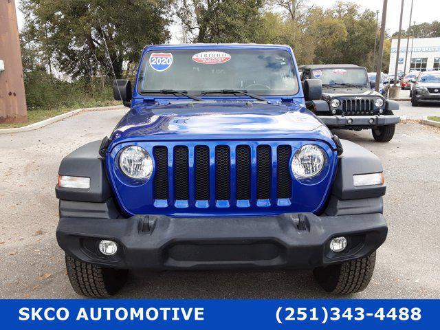 used 2020 Jeep Wrangler Unlimited car, priced at $27,500