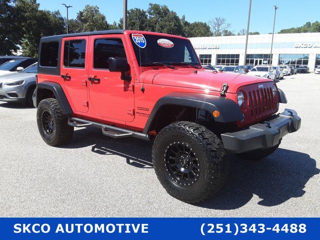 used 2015 Jeep Wrangler Unlimited car, priced at $18,200