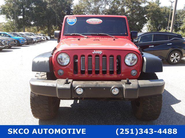 used 2015 Jeep Wrangler Unlimited car, priced at $18,200