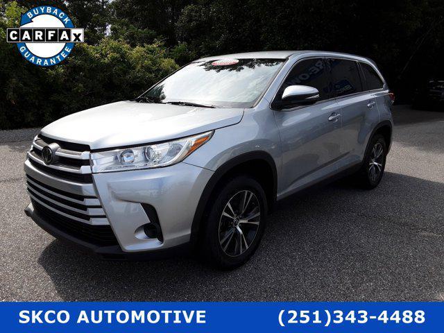 used 2019 Toyota Highlander car, priced at $22,500