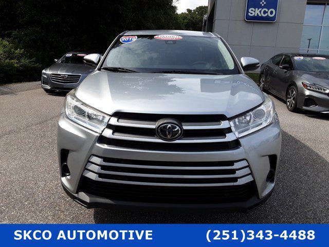 used 2019 Toyota Highlander car, priced at $22,500