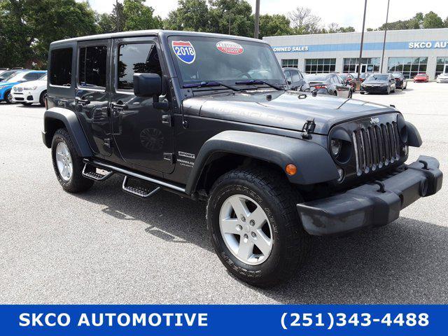 used 2018 Jeep Wrangler JK Unlimited car, priced at $23,750