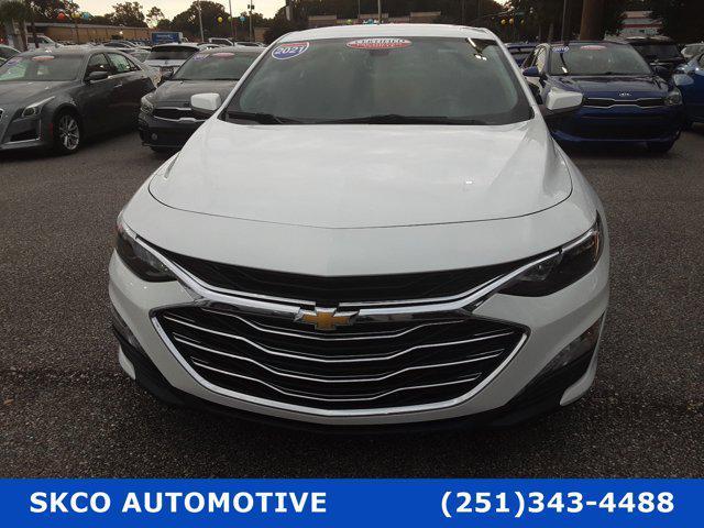 used 2021 Chevrolet Malibu car, priced at $18,500