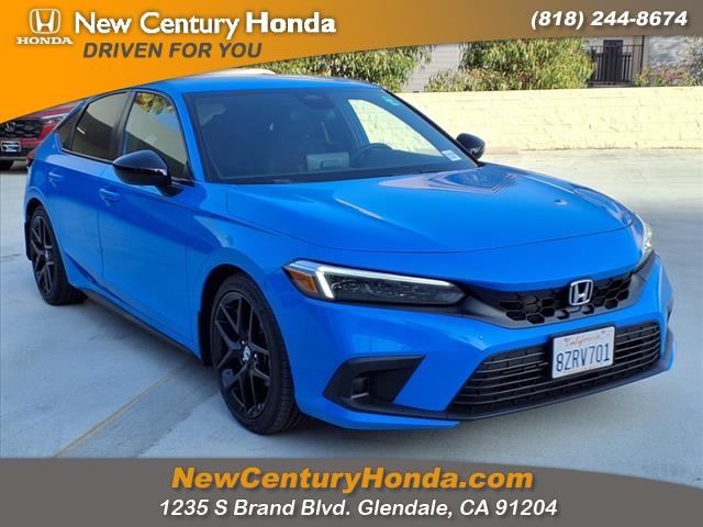 used 2022 Honda Civic car, priced at $24,490