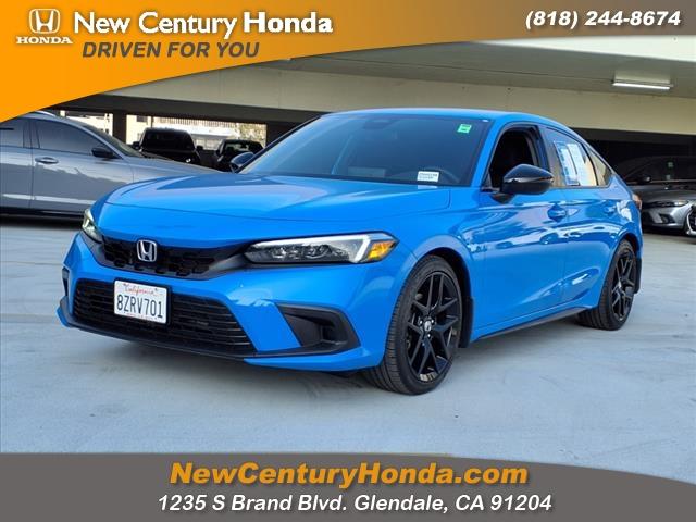 used 2022 Honda Civic car, priced at $24,490