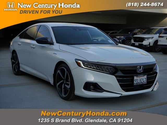 used 2022 Honda Accord Hybrid car, priced at $27,995