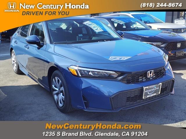 new 2025 Honda Civic car, priced at $25,800