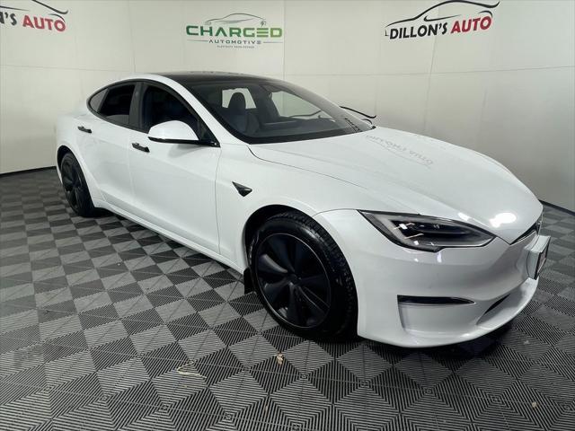 used 2021 Tesla Model S car, priced at $61,900