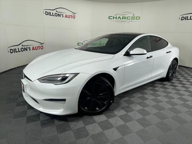 used 2021 Tesla Model S car, priced at $61,900