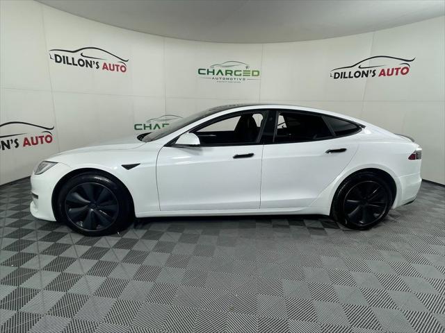 used 2021 Tesla Model S car, priced at $61,900