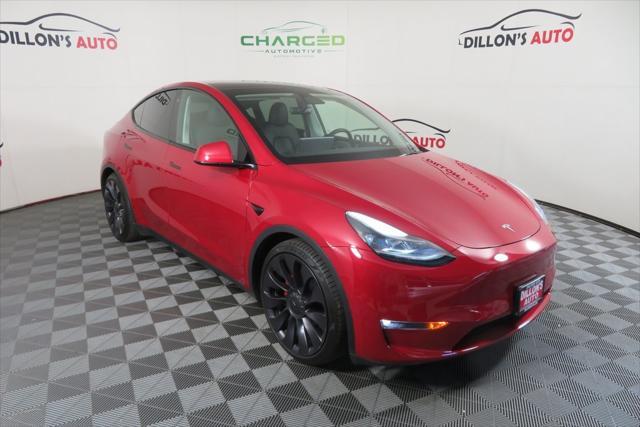 used 2021 Tesla Model Y car, priced at $32,490