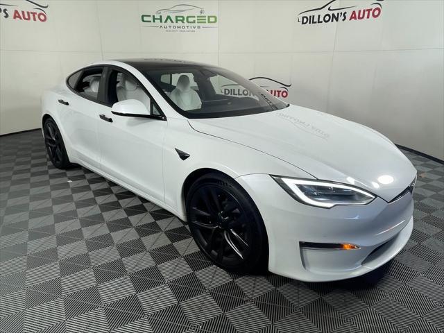 used 2021 Tesla Model S car, priced at $64,900