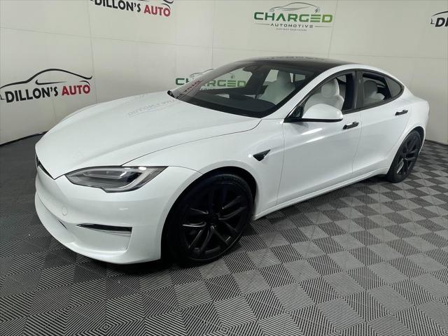 used 2021 Tesla Model S car, priced at $64,900