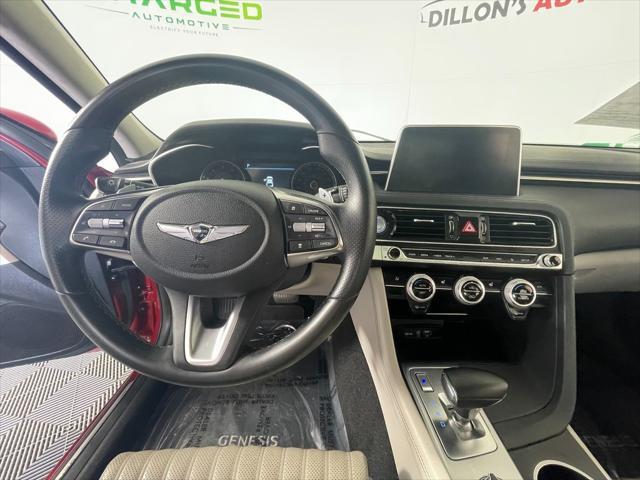 used 2021 Genesis G70 car, priced at $25,900