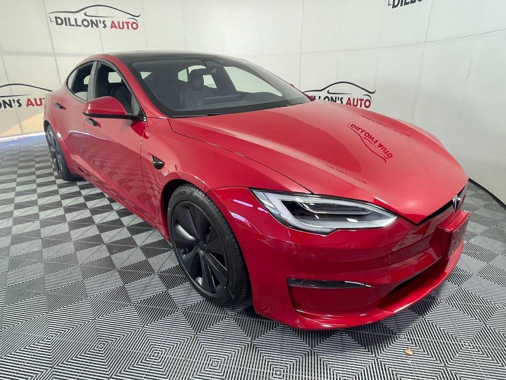 used 2021 Tesla Model S car, priced at $58,980