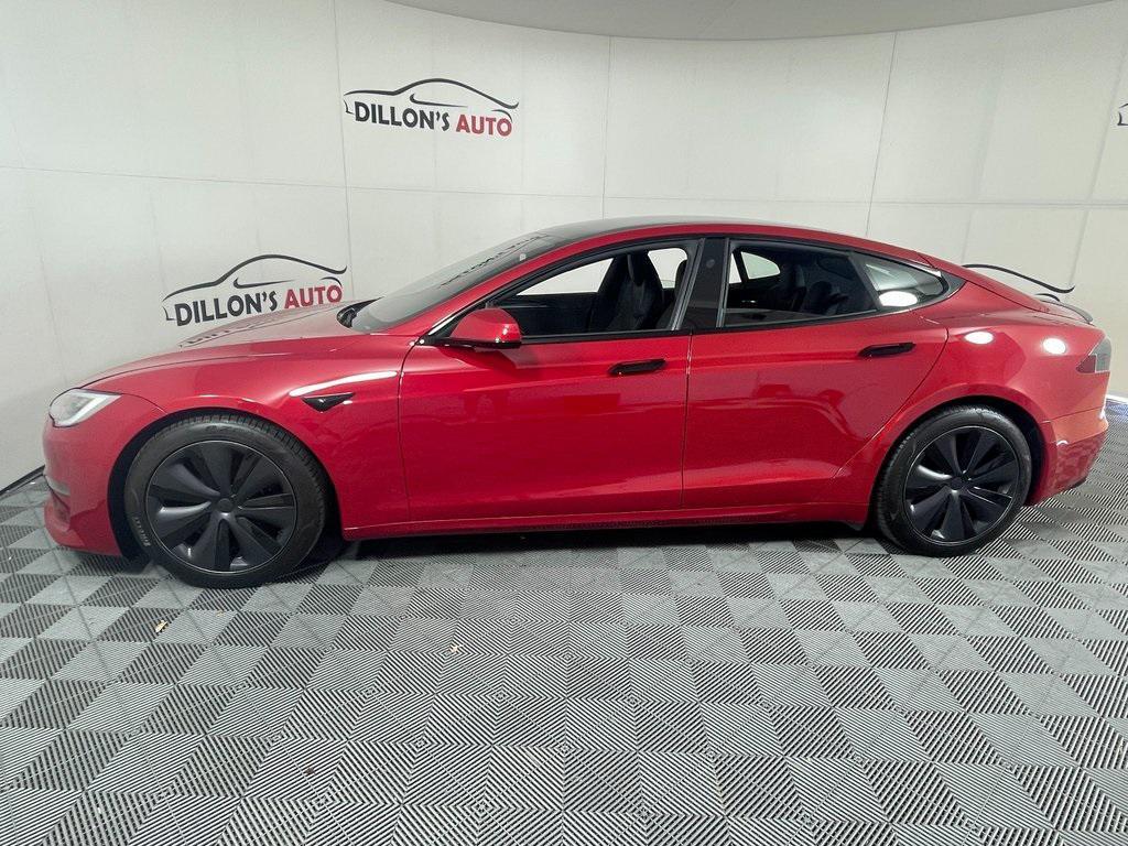 used 2021 Tesla Model S car, priced at $58,980