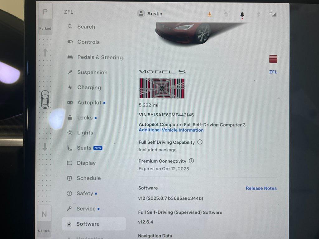 used 2021 Tesla Model S car, priced at $58,980