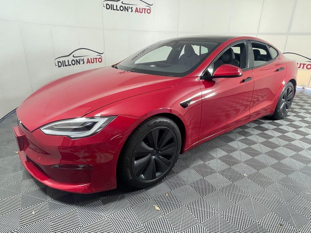 used 2021 Tesla Model S car, priced at $58,980