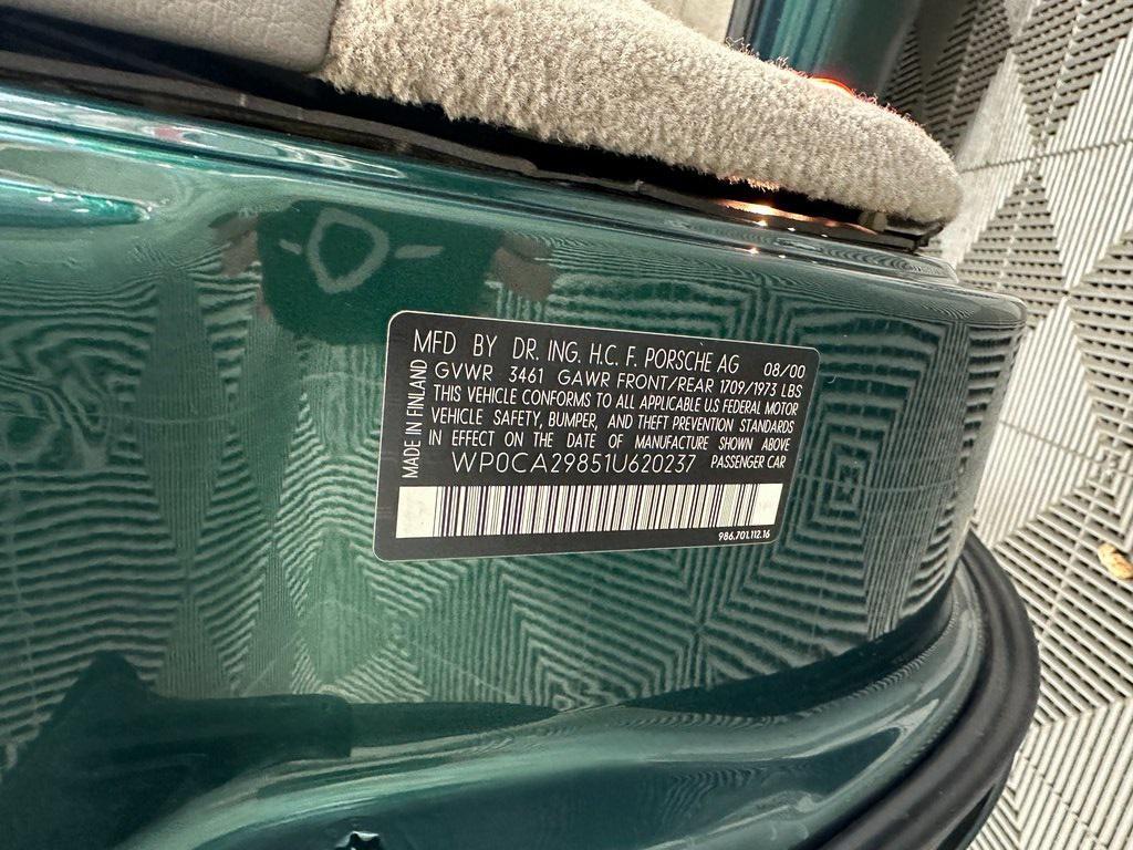 used 2001 Porsche Boxster car, priced at $19,880