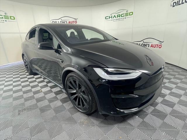 used 2022 Tesla Model X car, priced at $55,980