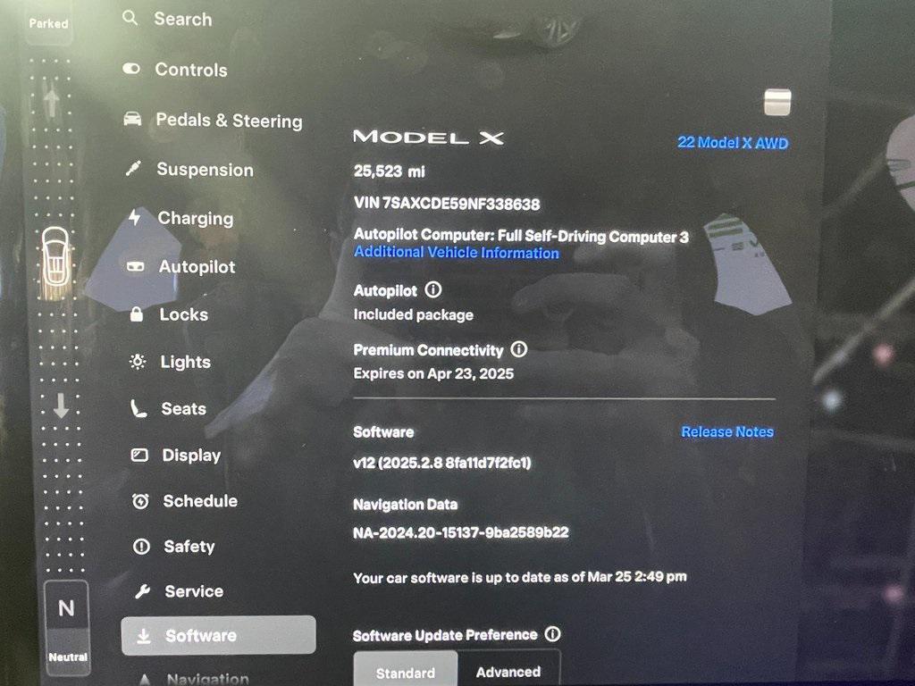 used 2022 Tesla Model X car, priced at $51,980