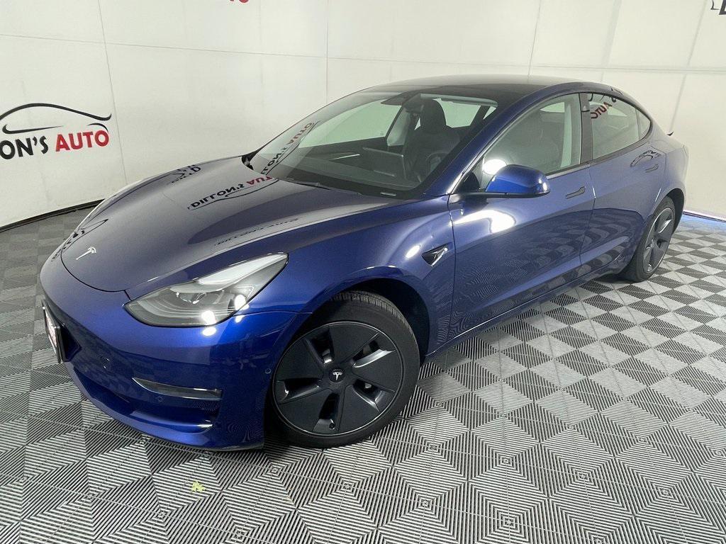 used 2022 Tesla Model 3 car, priced at $28,790