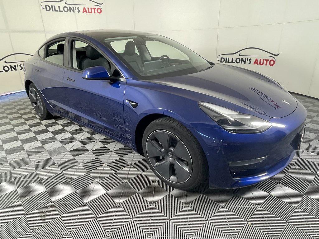 used 2022 Tesla Model 3 car, priced at $28,790