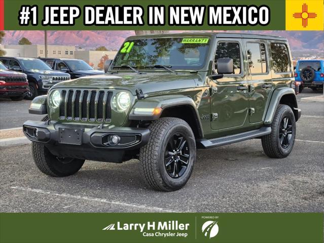 used 2021 Jeep Wrangler Unlimited car, priced at $38,894