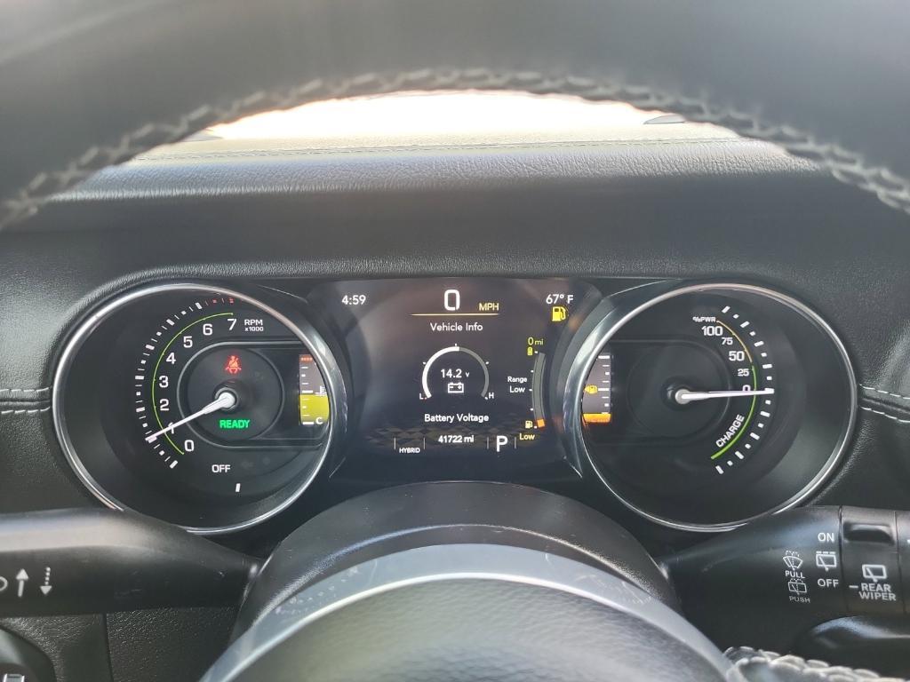 used 2022 Jeep Wrangler Unlimited 4xe car, priced at $33,987