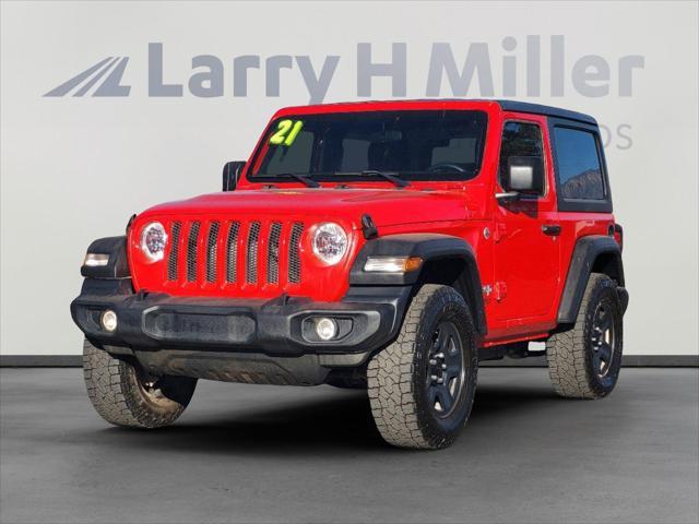 used 2021 Jeep Wrangler car, priced at $25,986