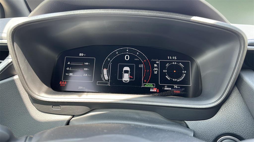 new 2025 Toyota GR Corolla car, priced at $44,562