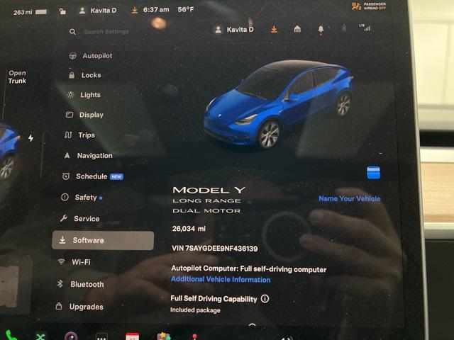 used 2022 Tesla Model Y car, priced at $30,995