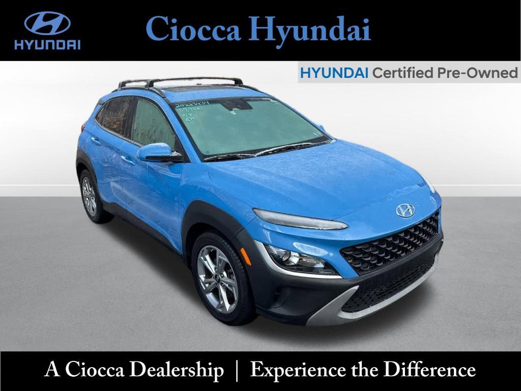 used 2022 Hyundai Kona car, priced at $19,199