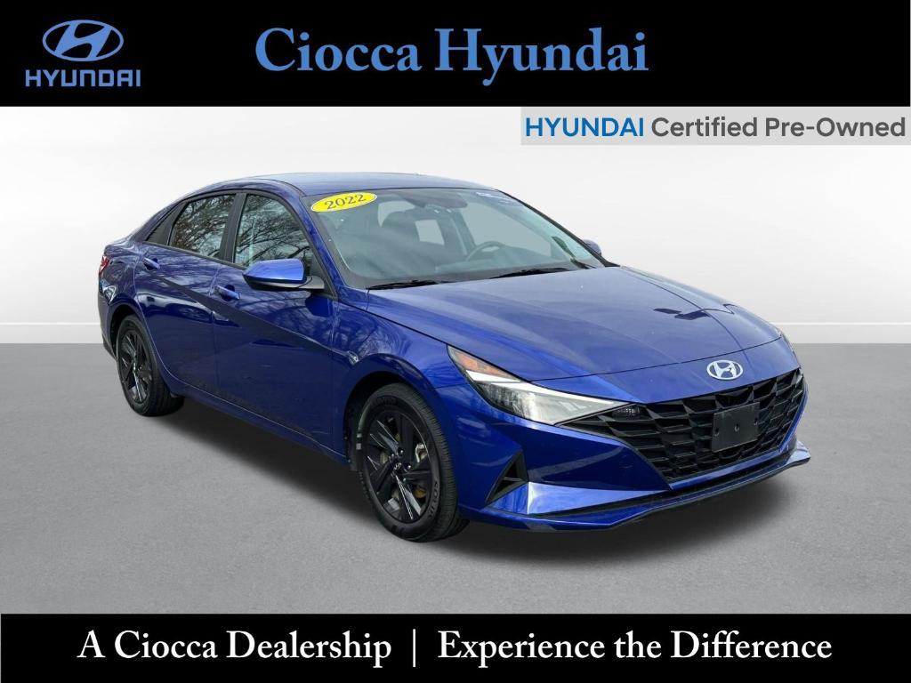 used 2022 Hyundai Elantra car, priced at $18,000