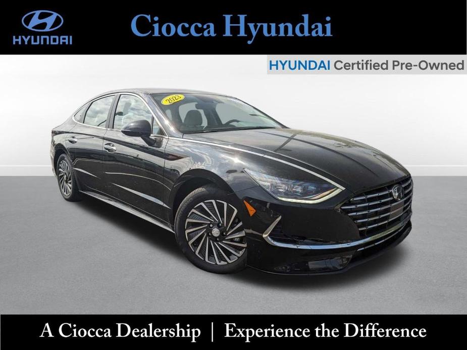 used 2023 Hyundai Sonata Hybrid car, priced at $26,143