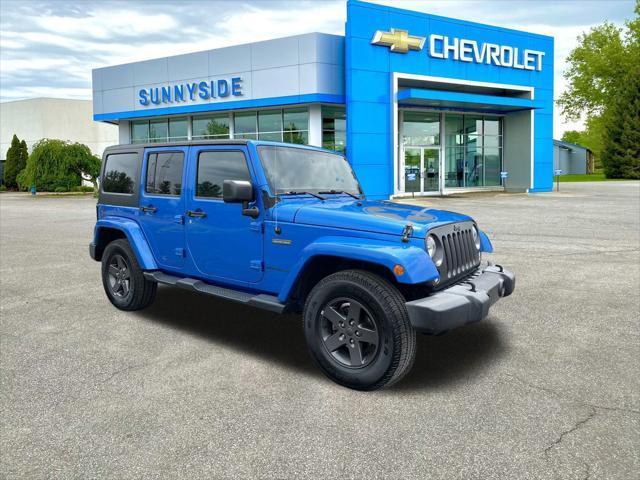 used 2016 Jeep Wrangler Unlimited car, priced at $19,329