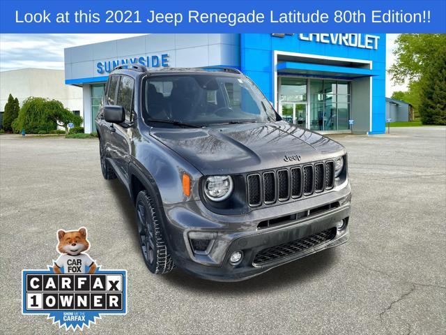 used 2021 Jeep Renegade car, priced at $17,290