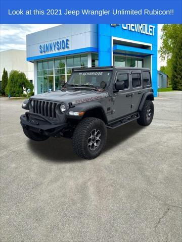 used 2021 Jeep Wrangler Unlimited car, priced at $41,990