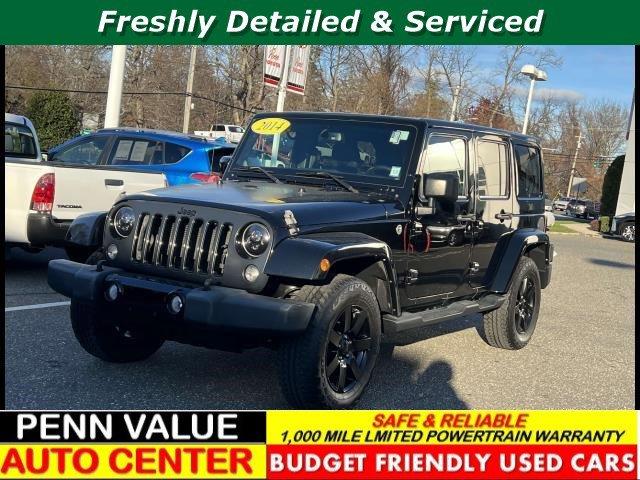 used 2014 Jeep Wrangler Unlimited car, priced at $18,188