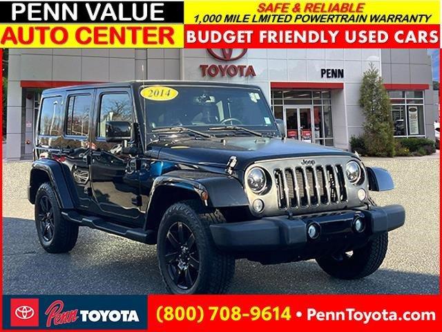 used 2014 Jeep Wrangler Unlimited car, priced at $18,188