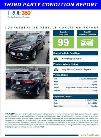 used 2019 Toyota Highlander car, priced at $31,995