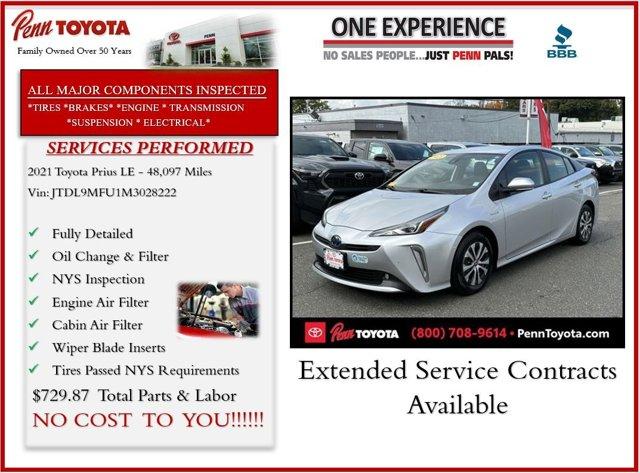 used 2021 Toyota Prius car, priced at $22,188