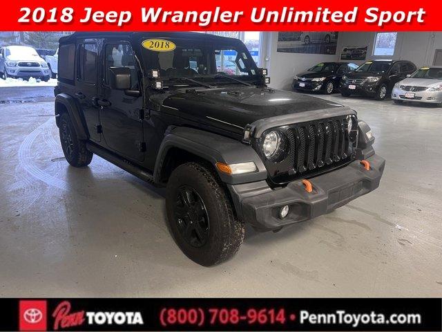 used 2018 Jeep Wrangler Unlimited car, priced at $23,188