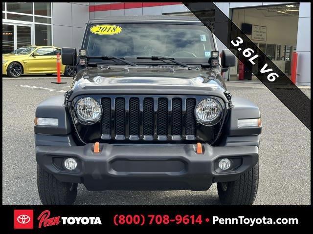 used 2018 Jeep Wrangler Unlimited car, priced at $23,488