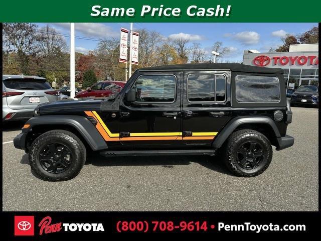 used 2018 Jeep Wrangler Unlimited car, priced at $23,488