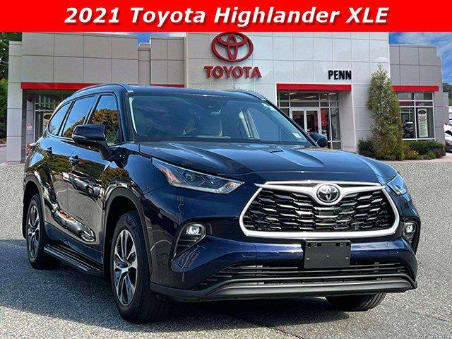 used 2021 Toyota Highlander car, priced at $33,188