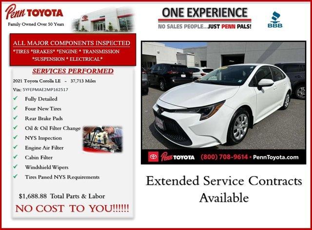 used 2021 Toyota Corolla car, priced at $17,188