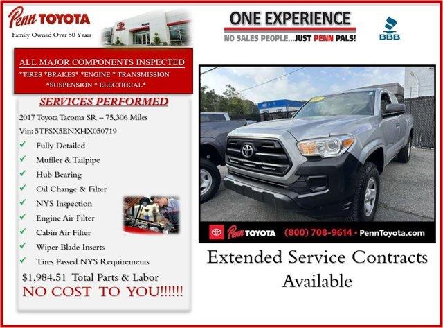 used 2017 Toyota Tacoma car, priced at $23,995