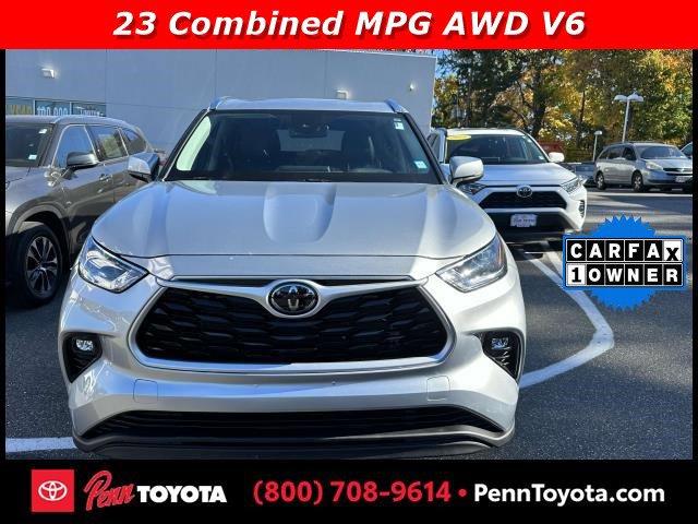 used 2021 Toyota Highlander car, priced at $34,995