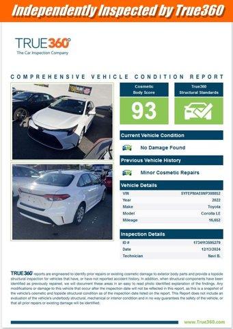 used 2022 Toyota Corolla car, priced at $18,388